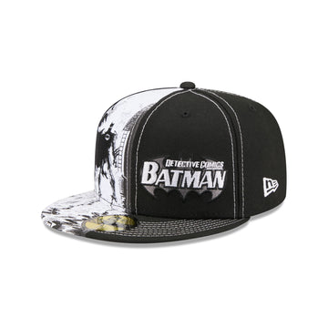Batman Black and White Comic 59FIFTY Fitted Hat